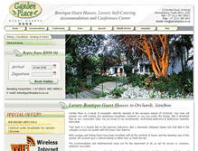 Tablet Screenshot of gardenplace.co.za