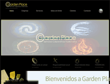 Tablet Screenshot of gardenplace.cl